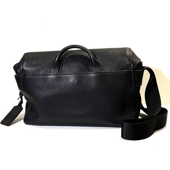 Coach 1941 Men's Pebbled Leather Messenger Bag - Picture 3 of 8